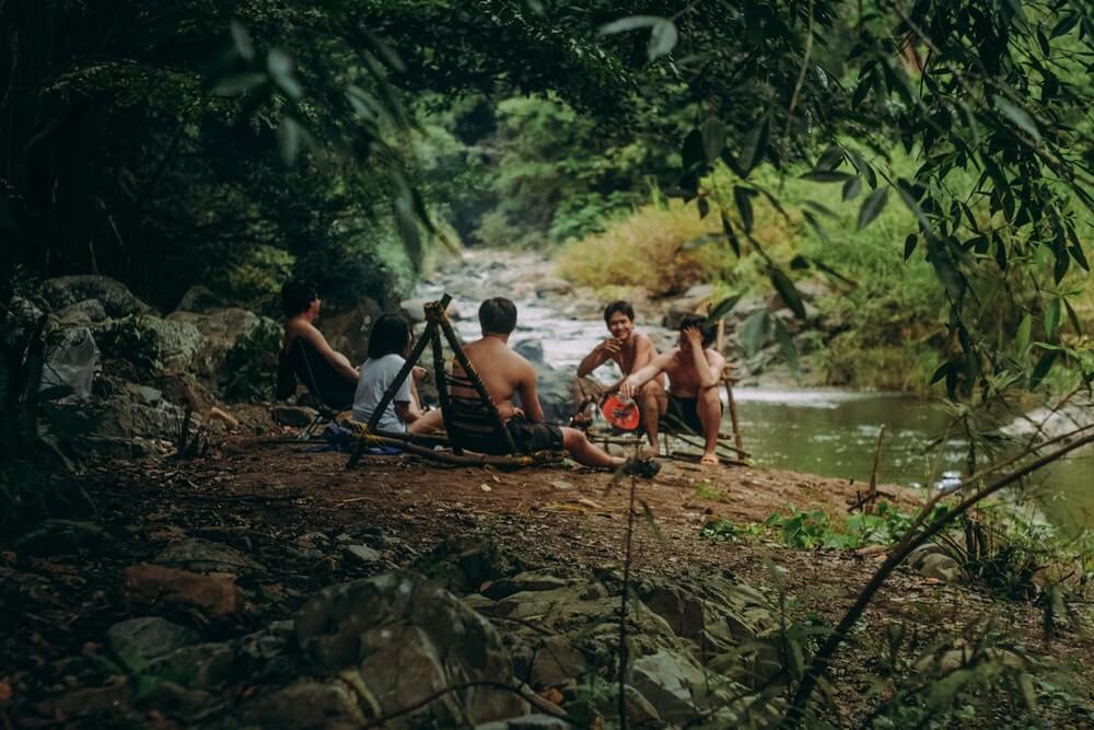 Le lieu de détente comme sujet de conversation