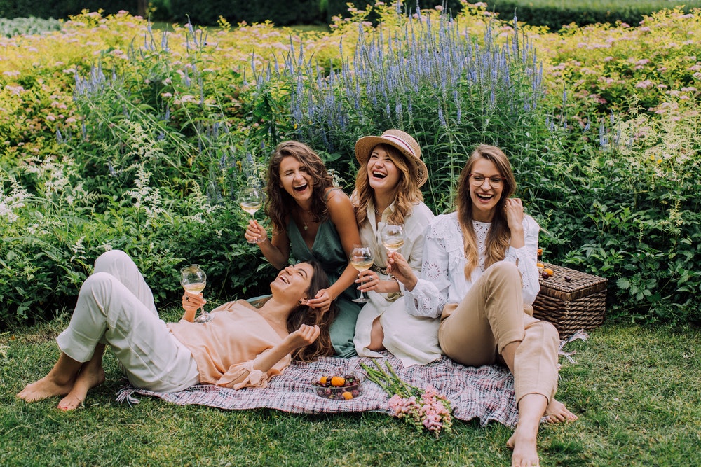 Friends Laughing