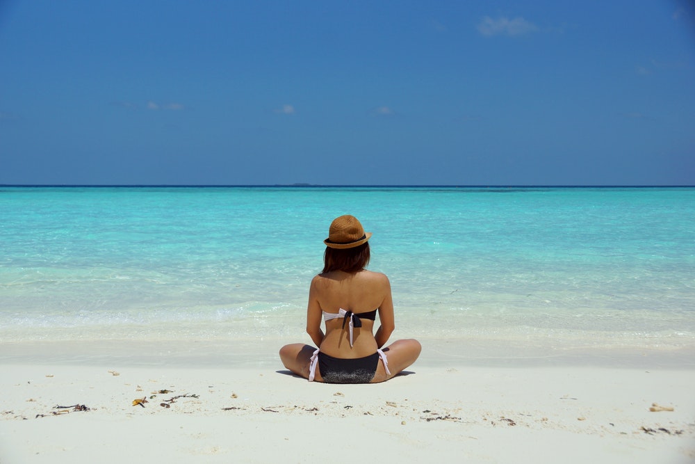 Woman On The Beach
