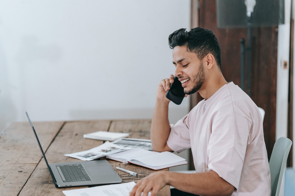Man On The Phone