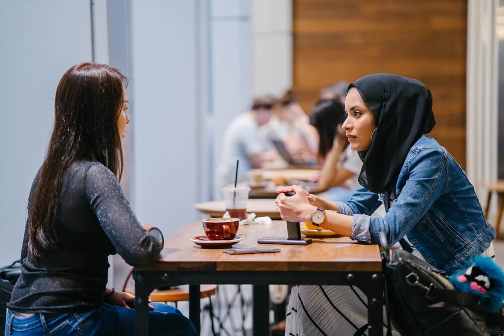 Talking Two Women
