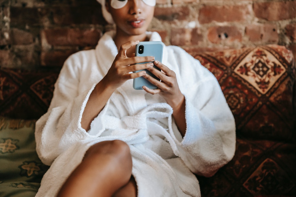 Woman Texting