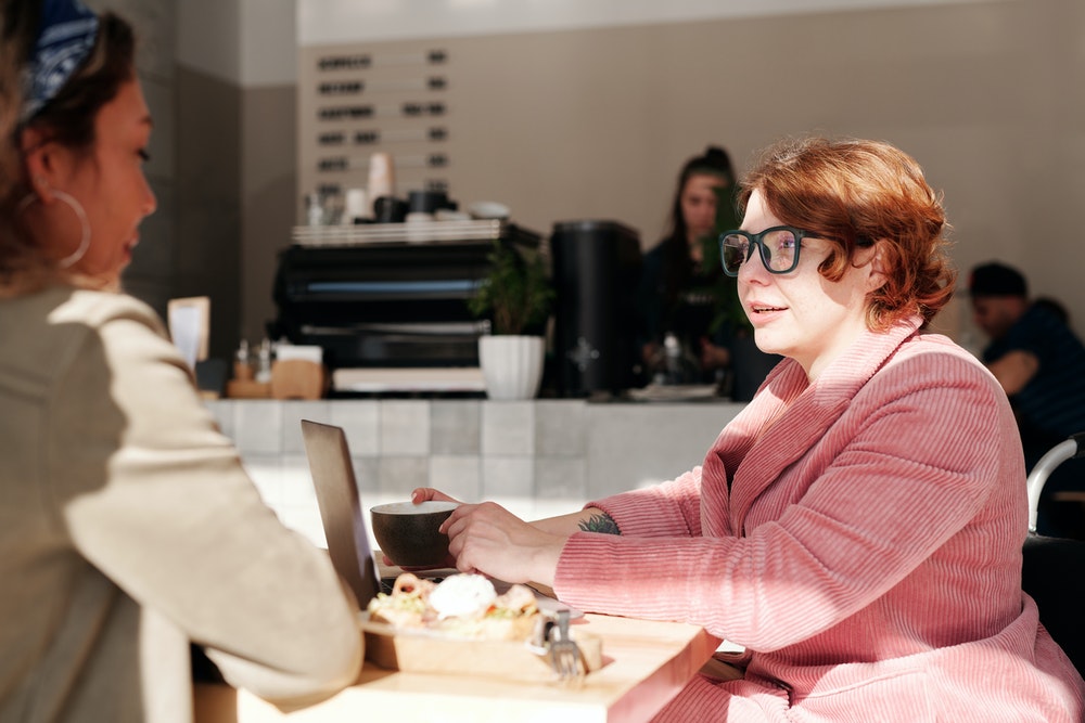 Women In A Coffee Shop
