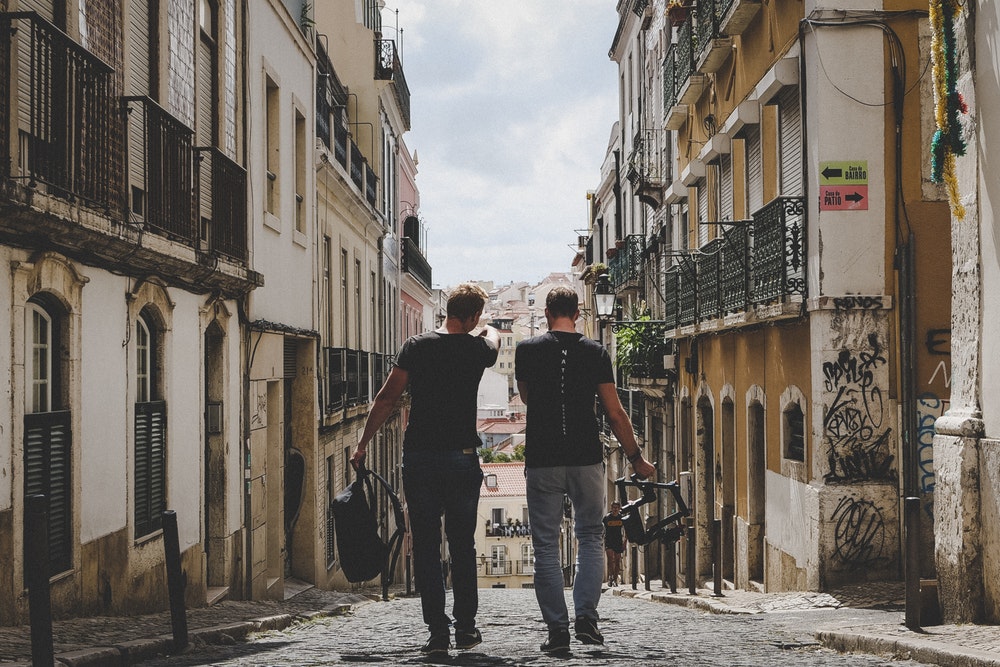 Men Walking