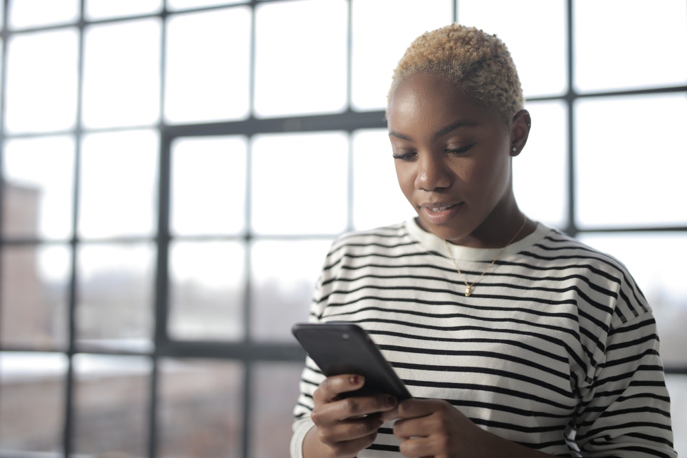 Woman Texting