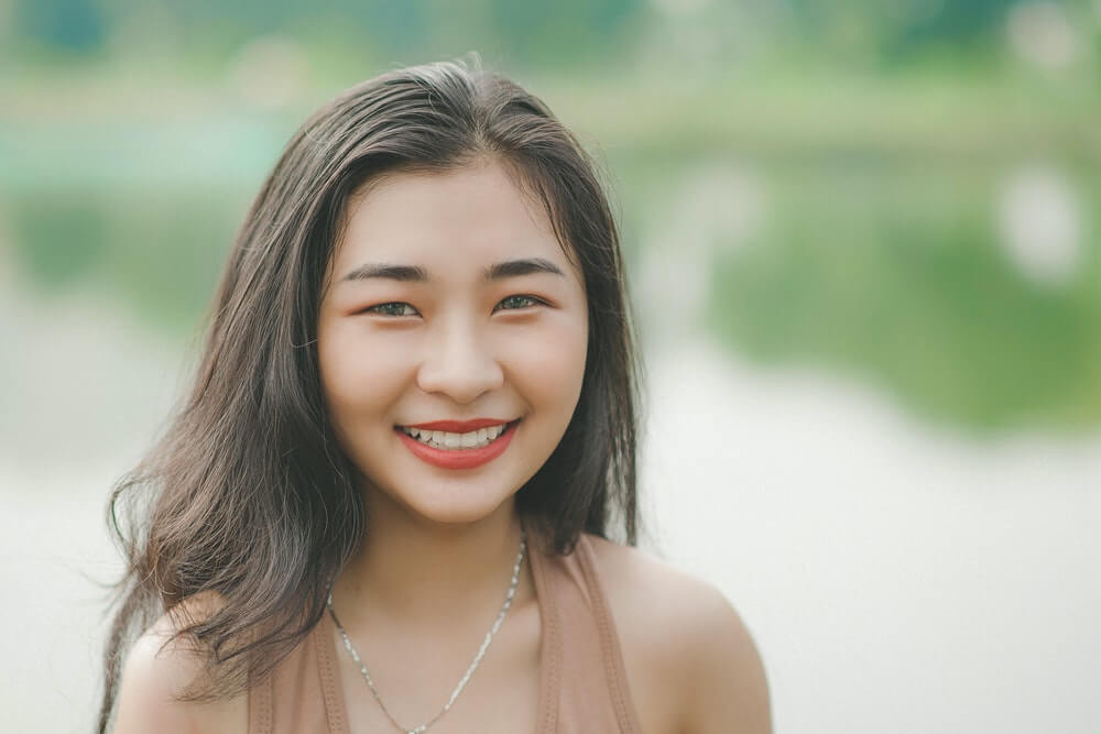 Woman Smiling