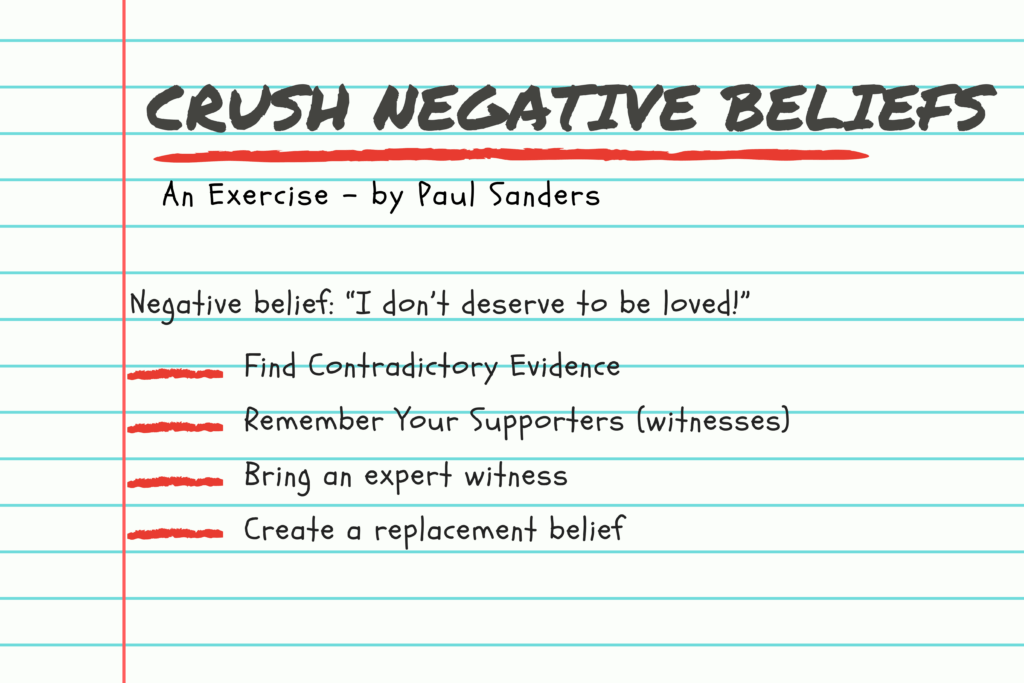 Exercise Crush Negative Beliefs
